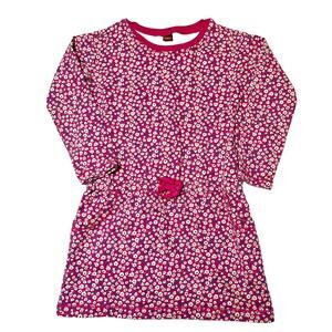 Tea Collection Ditsy Drawstring Dress Size 7